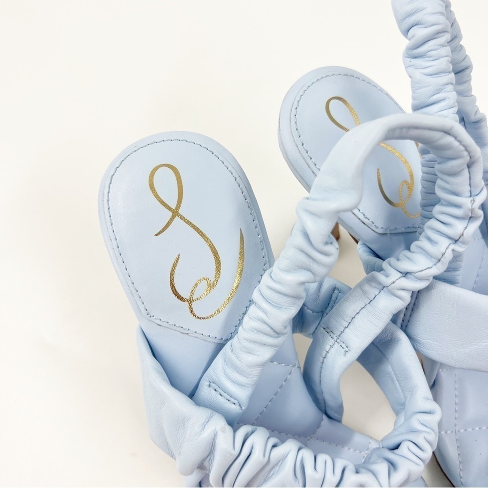 ✅ Sam Edelman Marlena IN RIVERIA BLUE SIZE 7.5‎ SPRING SUMMER HEEL EASTER - Picture 3 of 12